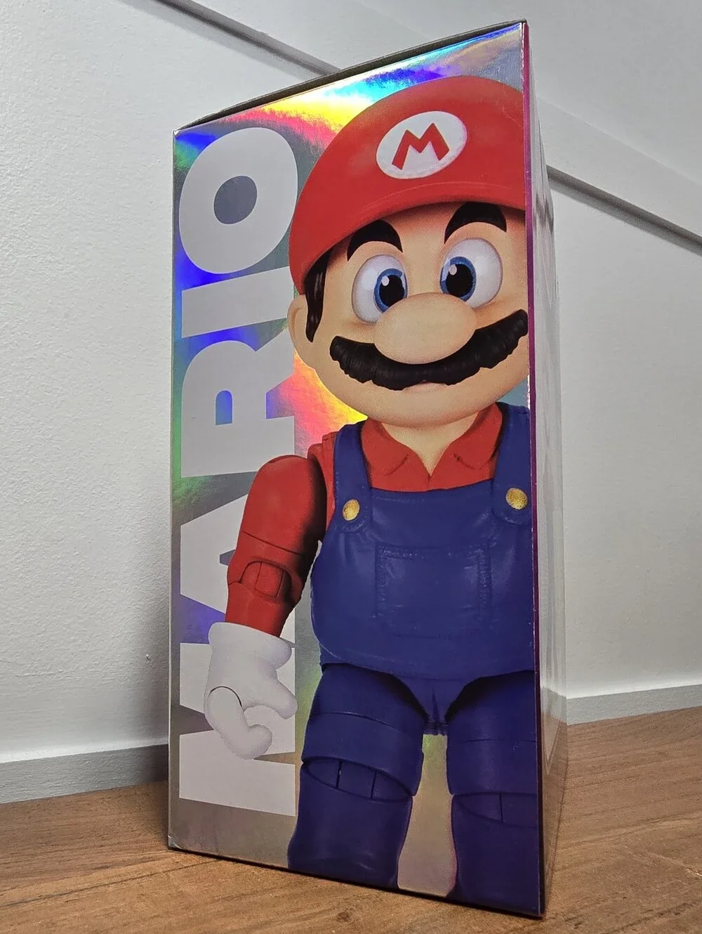 Nintendo Mario Action Figure with Luma Yellow Star - Red Blue Collectible.